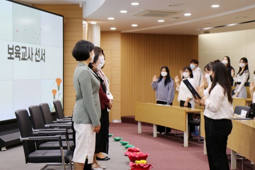 경복대 아동상담보육과, ‘제4회 보육교사 선서식‘ 개최. 보육현장실습에 임하는 각오 및 직업에 대한 자긍심 고취